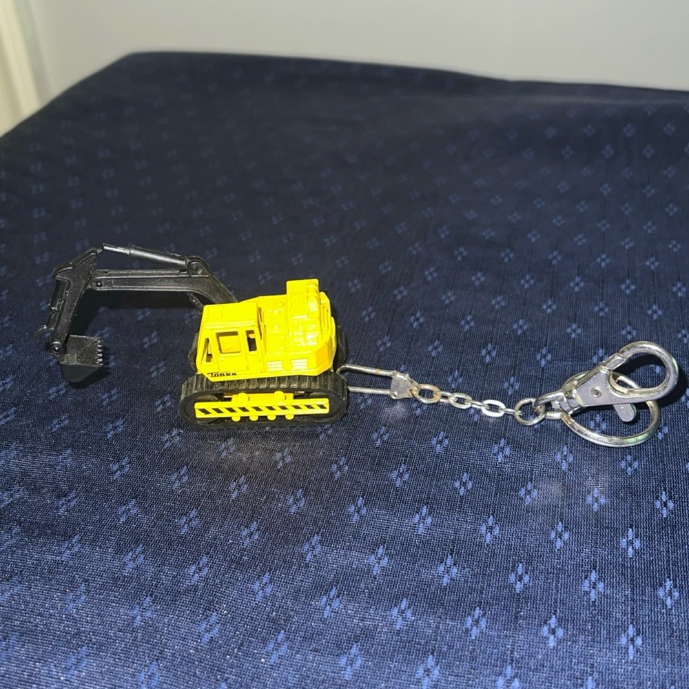 Vintage Retro Tonka Truck Front End Loader Detatchable Keychain 1998 Hasbro